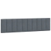 Estructura cama sin colchón terciopelo gris oscuro 200x200 cm