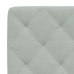 Estructura de cama sin colchón terciopelo gris claro 120x200 cm