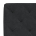 Estructura de cama sin colchón terciopelo negro 120x200 cm