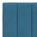 Cama con colchón terciopelo azul 80x200 cm