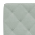 Cama con colchón terciopelo gris claro 100x200 cm