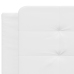 vidaXL Cama con colchón cuero sintético blanco 200x200 cm