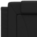Estructura cama con luces LED cuero sintético negro 80x200 cm