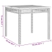 Set de muebles jardín 5 pzas con cojines ratán sintético negro