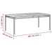 Set comedor de jardín 7 pzas con cojines ratán sintético beige