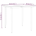 Set comedor de jardín 5 piezas con cojines ratán sintético gris