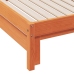 Sofá cama nido madera maciza de pino marrón cera 90x200 cm