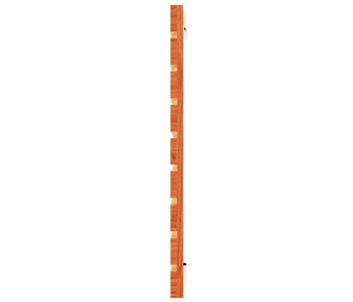 Cabecero de cama de pared madera maciza de pino 166x3x63 cm