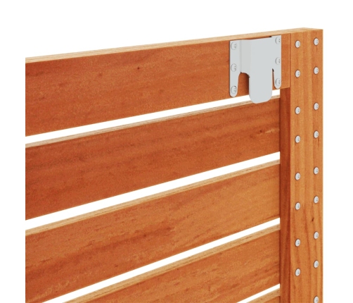 Cabecero de cama de pared madera maciza de pino 166x3x63 cm