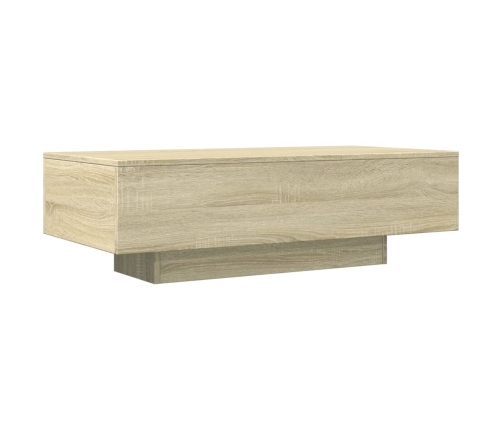 Mesa de centro madera de ingeniería roble Sonoma 100x49,5x31 cm