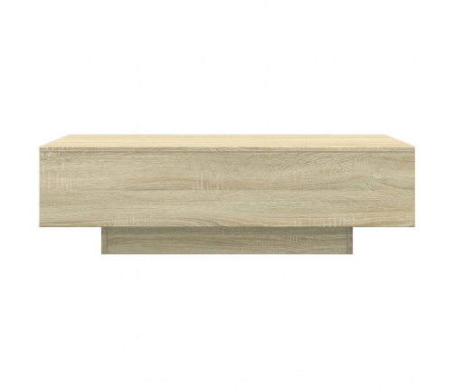 Mesa de centro madera de ingeniería roble Sonoma 100x49,5x31 cm