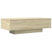 Mesa de centro madera de ingeniería roble Sonoma 100x49,5x31 cm