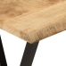 Mesa consola con borde natural madera maciza mango 105x33x76 cm