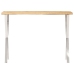 Mesa consola con borde natural madera mango maciza 105x33x76 cm