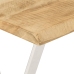 Mesa consola con borde natural madera mango maciza 105x33x76 cm