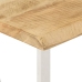 Mesa consola con borde natural madera mango maciza 105x33x76 cm