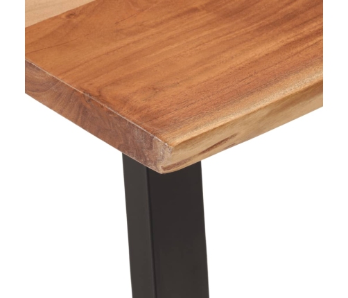 Mesa de centro madera maciza acacia 110x55x40 cm