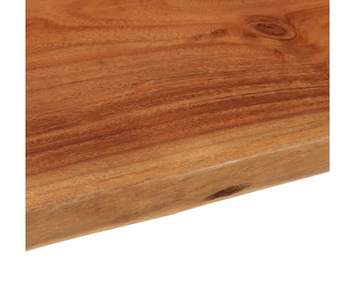 Mesa de centro madera maciza acacia 110x55x40 cm