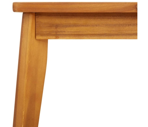 Set de muebles para jardín 3 piezas con cojines madera acacia