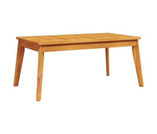 Set de muebles para jardín 3 piezas con cojines madera acacia