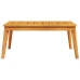Set de muebles para jardín 3 piezas con cojines madera acacia