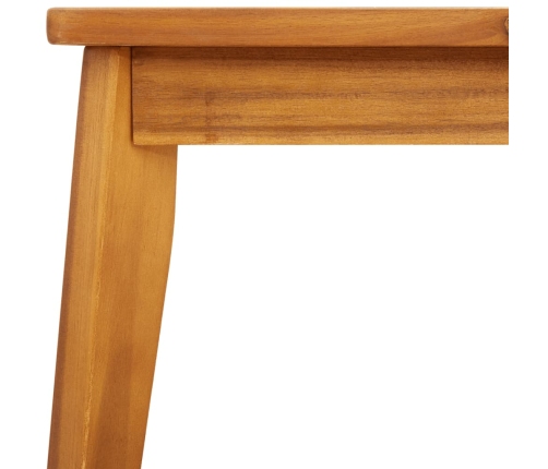 Set de muebles para jardín 3 piezas con cojines madera acacia