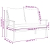 Set de muebles para jardín 3 piezas con cojines madera acacia