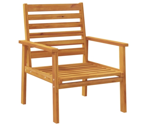 Juego de muebles de jardín 5 pzas madera maciza de acacia