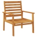 Juego de muebles de jardín 5 pzas madera maciza de acacia