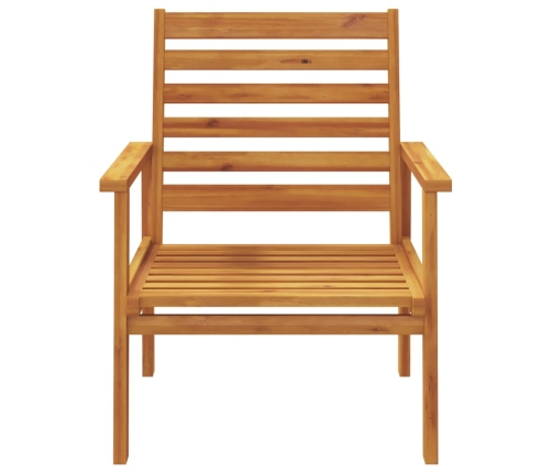 Juego de muebles de jardín 5 pzas madera maciza de acacia