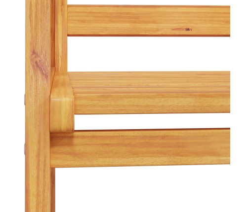 Juego de muebles de jardín 5 pzas madera maciza de acacia