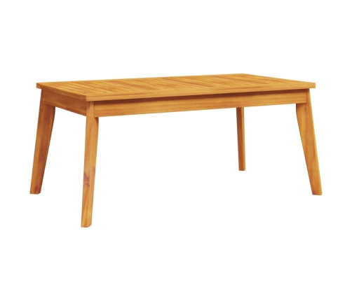 Juego de muebles jardín 5 pzas con cojines madera maciza acacia