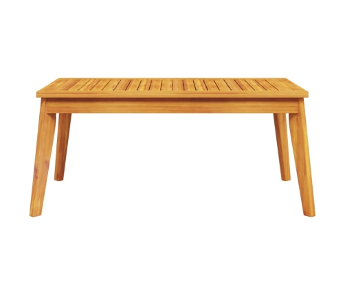 Juego de muebles jardín 5 pzas con cojines madera maciza acacia