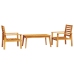 Juego de muebles de jardín 3 piezas madera maciza acacia