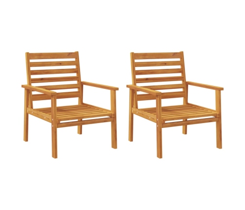 Juego de muebles de jardín 3 piezas madera maciza acacia