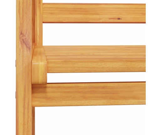 Juego de muebles de jardín 3 piezas madera maciza acacia