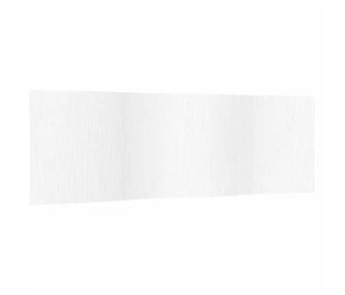 Biombo divisor de bambú blanco 165x600 cm