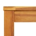 Mesa de comedor de jardín madera maciza de acacia 110x55x75 cm