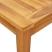 Mesa de comedor de jardín madera maciza de acacia 110x55x75 cm