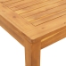 Mesa de comedor de jardín madera maciza de acacia 110x110x75 cm