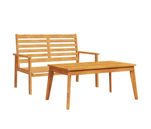 Set de muebles de jardín madera maciza de acacia