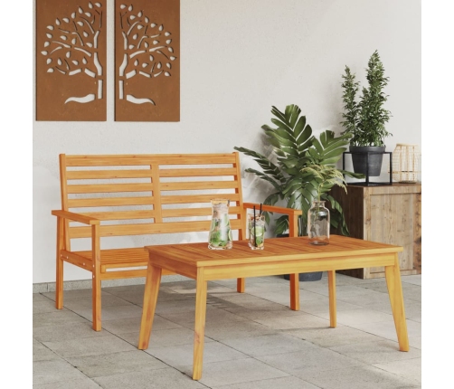 Set de muebles de jardín madera maciza de acacia