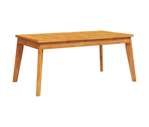 Mesa de comedor de jardín madera maciza de acacia 100x55x45 cm