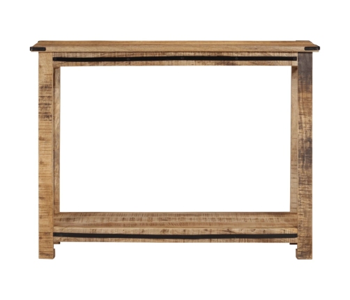 Mesa consola de madera maciza de mango 100x35x75 cm