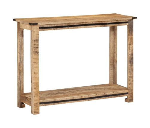 Mesa consola de madera maciza de mango 100x35x75 cm