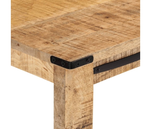 Mesa consola de madera maciza de mango 100x35x75 cm