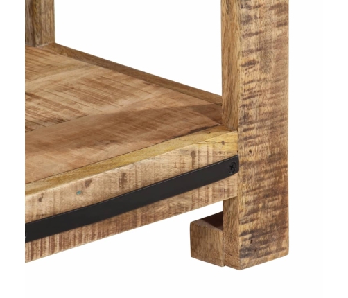 Mesa consola de madera maciza de mango 100x35x75 cm