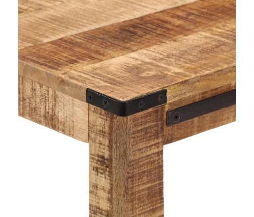 Mesa consola de madera maciza de mango 60x35x75 cm