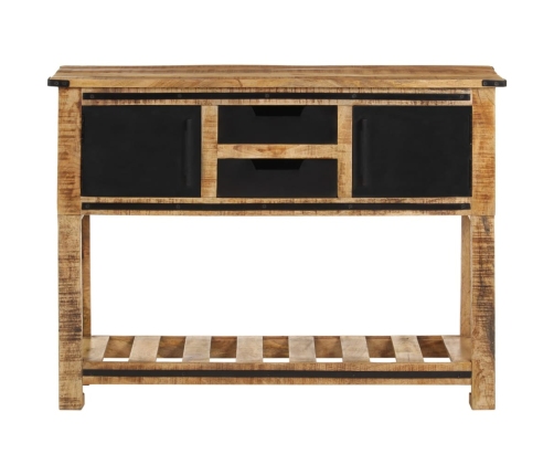 Mesa consola de madera maciza de mango 100x35x75 cm