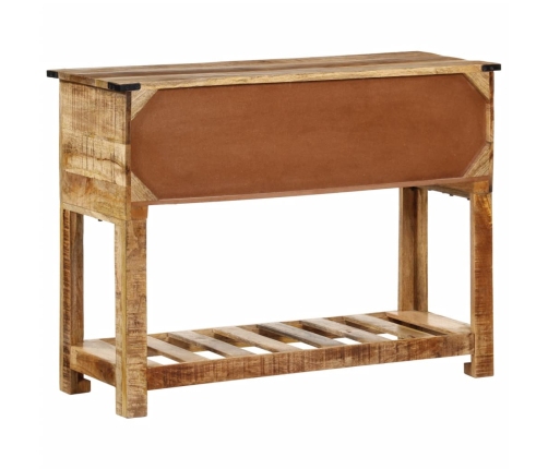 Mesa consola de madera maciza de mango 100x35x75 cm